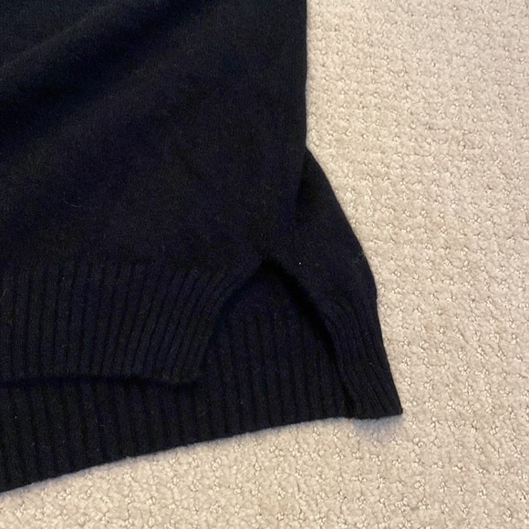 Naadam cashmere v neck sweater black xs - Picture 5 of 5